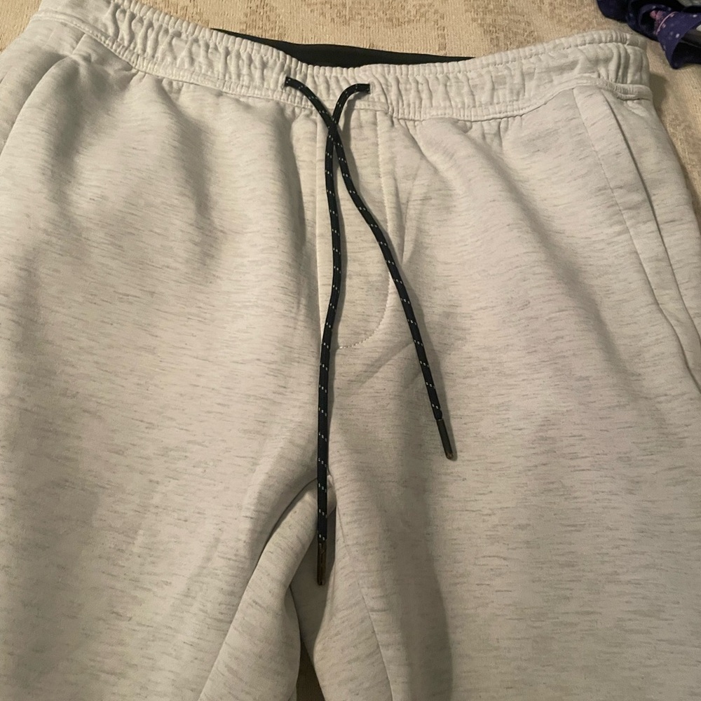 American Eagle Gray Joggers Soft Cotton-Blend